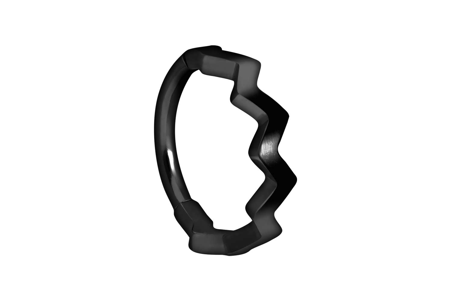 Titan Segmentring Clicker Piercing GEZACKTES DESIGN